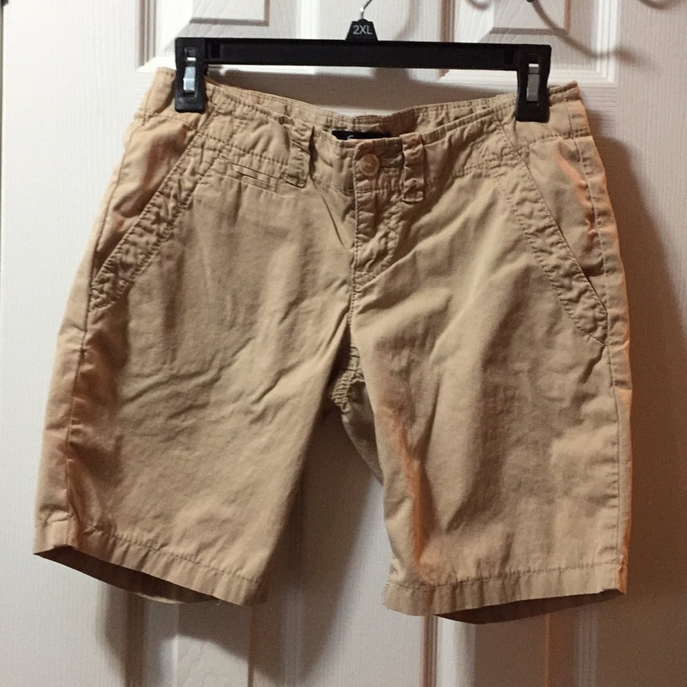 Express size 2, khaki shorts